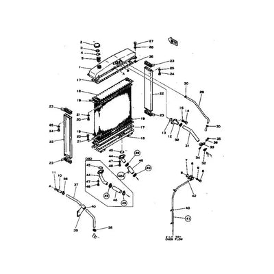 Engine Radiator Assy 154-03-00104 for Komatsu D80A-12 D85A-12 Bulldozer from MyMROmarts