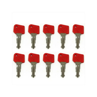 Red Electric Stapler Ignition Key 702 26906870 for Jungheinrich Forklift EFG110 EFG216KN EFG320N - Engine Parts > Other Engine Parts from MyMROmarts