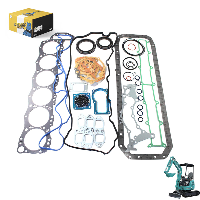 Load image into Gallery viewer, Engine Gasket Set Head Gasket Seal 04010-3813 11115-2870 for Kobelco SK260-8 SK330-8 SK350 SK350-8 SK350LC Excavators from MyMROmarts
