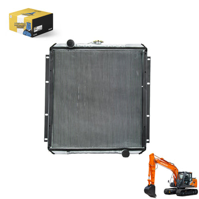 Water Tank Engine Radiator Core Assembly 4365743 For Hitachi Track Mounted Soil Recycler SR-P600 from MyMROmarts