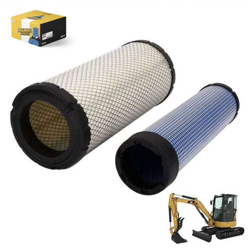 Air Filters Set CA1106326 CA1106331 for Caterpillar Backhoe Loader 416C 416D 420D 424D 426C Engine 3054 3056 - Engine Maintenance Parts > Air Filter from MyMROmarts