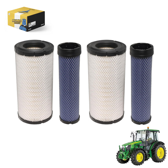 2Pack Air Filters AT171854 AT171853 for John Deere Tractor 3100 3200 3210 3300 3400 5076E 5082E 5090E 5093E - Engine Maintenance Parts > Air Filter from MyMROmarts
