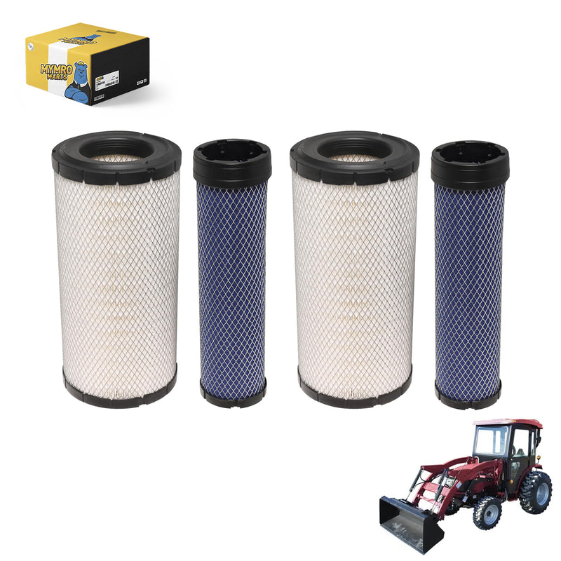 Load image into Gallery viewer, 2Pack Air Filters 222421A1 222422A1 For Case Tractor TR270 TR320 TV380 440 445 Backhoe Loader 580N - Engine Maintenance Parts > Air Filter from MyMROmarts
