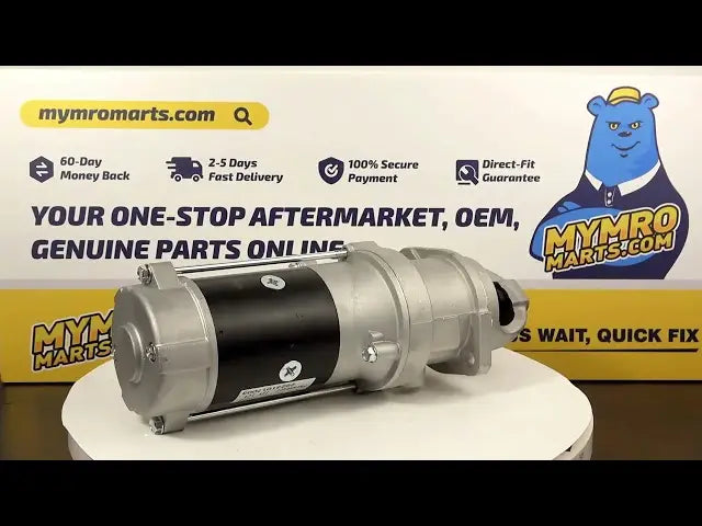 Load image into Gallery viewer, Starter 410-12658 1113283 10461473 10461482 for 210C 300D 310D 315C 315D John Deere Backhoe Loader 1985-On 4-239 Dsl - Electrical Parts &gt; Starter Motor from MyMROmarts
