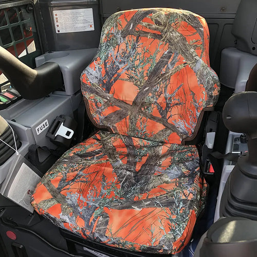 Seat Covers KU24 MC2 Orange For KUBOTA Models SVL 75-95.2 KUBOTA Skid Loader KX0400 U48-5 Excavator in Orange Camo Endura - Body Parts > Other Cab Parts > Seat Cover from MyMROmarts