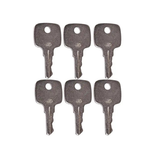 Set of 6 Ignition Keys AR51481 for John Deere Tractor 322 330 332 655 755 756 830 855 856 955 4020 4200 4300 4400 from MyMROmarts