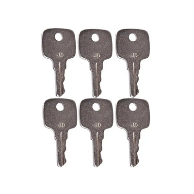 Set of 6 Ignition Keys AR51481 for John Deere Tractor 322 330 332 655 755 756 830 855 856 955 4020 4200 4300 4400 from MyMROmarts