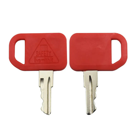 Set of 6 Ignition Keys AT195302 For John Deere 1200 1400 1600 310 410 510 690 750 from MyMROmarts