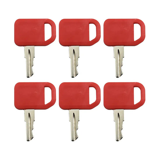 Set of 6 Ignition Keys AT195302 For John Deere 1200 1400 1600 310 410 510 690 750 from MyMROmarts