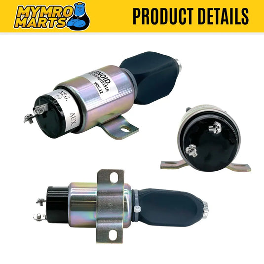 12V Shut Down Solenoid 1700-2530 1751-12E6U1B1S1A for Woodward from MyMROmarts