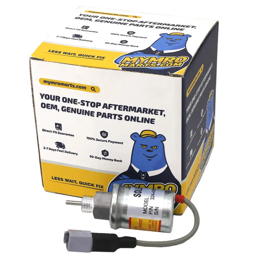 Shut off Solenoid 324-4598 for Caterpillar CAT Engine 3013C 3024C 3034 C1.1 C1.5 C2.2 from MyMROmarts