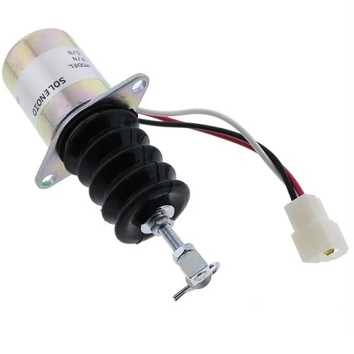 12V Fuel Shut Off Solenoid Valve 119629-66801 for Yanmar Engine 3TNE88 from MyMROmarts