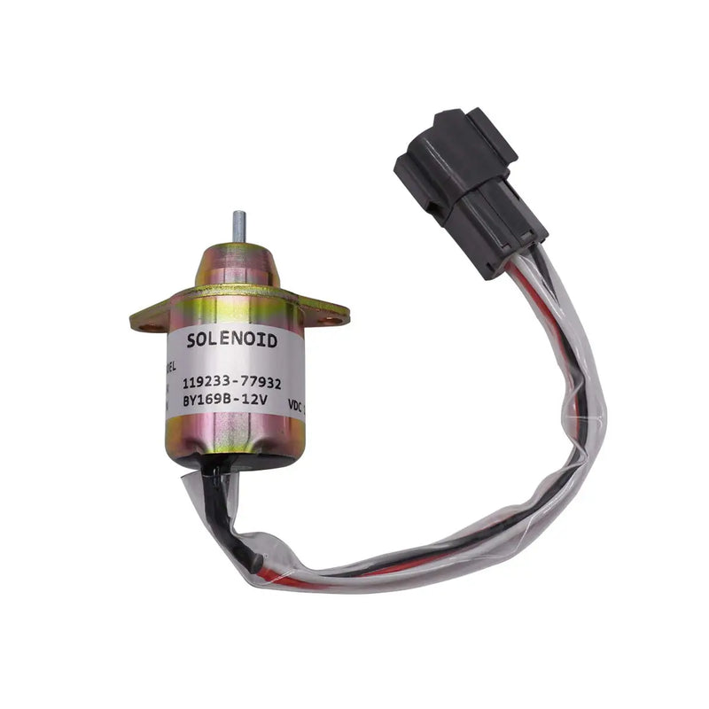 Load image into Gallery viewer, 12V Shut Off Stop Solenoid YM119233-77932 for Komatsu Engine 3D76E-6 3D82AE-6 4D88-6 Excavator PC20MR-2 PC55MR-3 PC75R-2 from MyMROmarts
