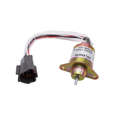 12V Shut Off Stop Solenoid YM119233-77932 for Komatsu Engine 3D76E-6 3D82AE-6 4D88-6 Excavator PC20MR-2 PC55MR-3 PC75R-2 from MyMROmarts