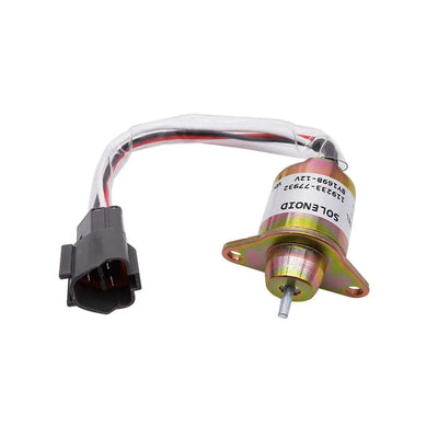 12V Shut Off Stop Solenoid YM119233-77932 for Komatsu Engine 3D76E-6 3D82AE-6 4D88-6 Excavator PC20MR-2 PC55MR-3 PC75R-2 from MyMROmarts
