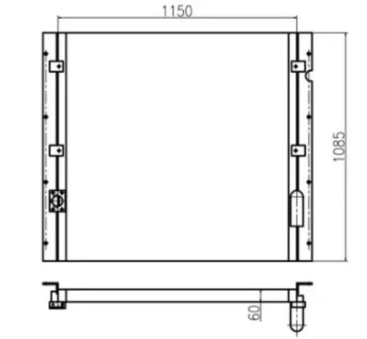 Hydraulic Oil Cooler 162-9830 155-9445 142-4917 for Caterpillar Excavator CAT E345B from MyMROmarts