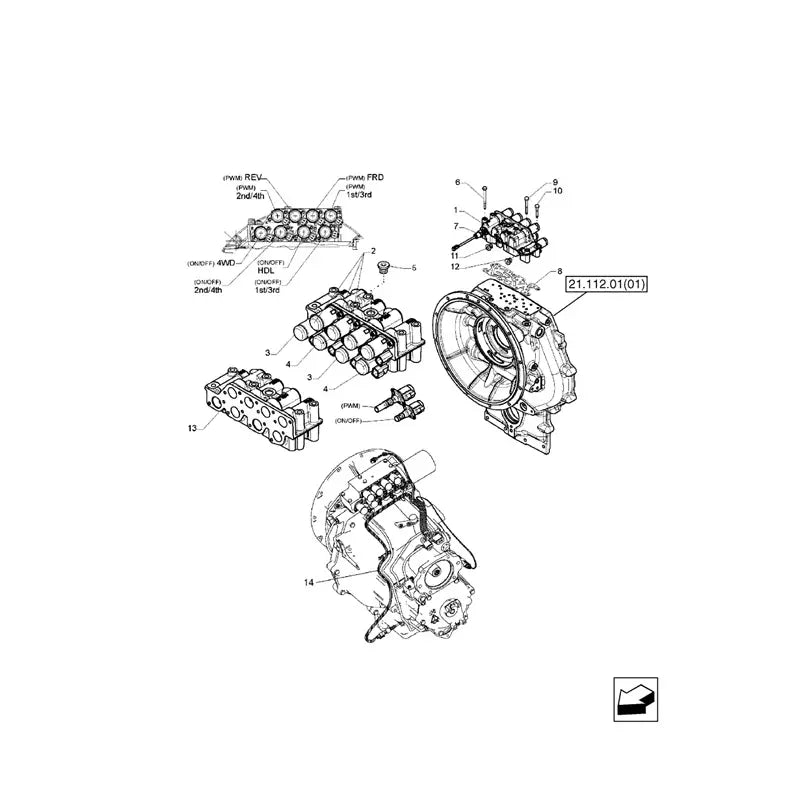 Load image into Gallery viewer, Solenoid Valve 87705568 for CASE Backhoe Loader 580N 580SN 580SNWT 590SN from MyMROmarts
