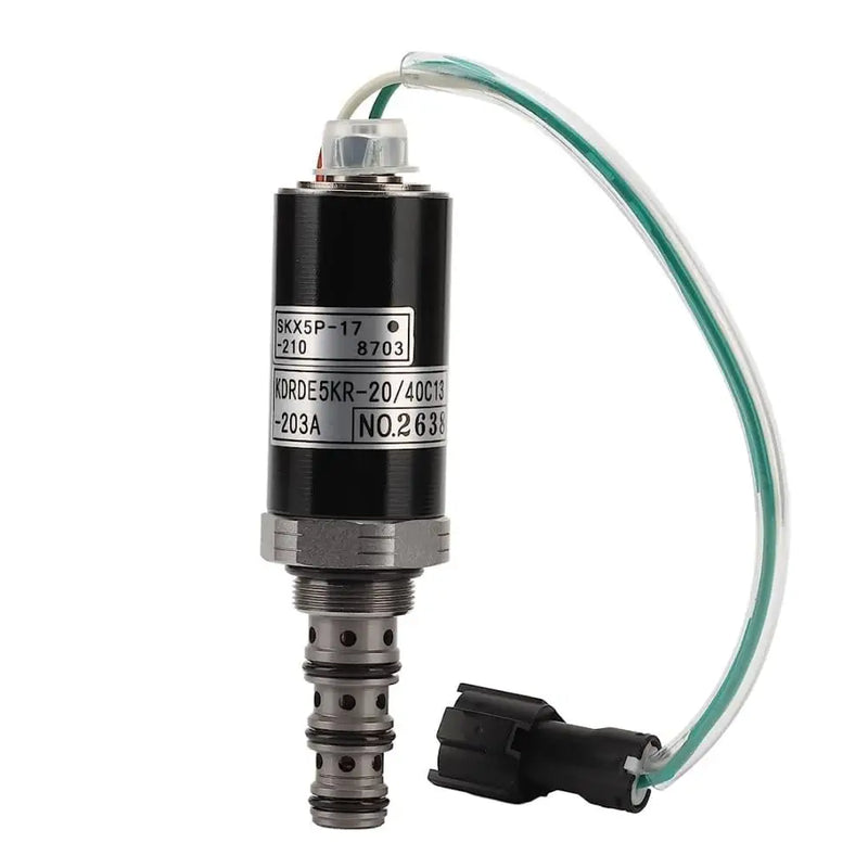 Cargue la imagen en el visor de la galería, Hydraulic Pump Solenoid Valve KDRDE5KR-20/40C13-203A for Kobelco Excavator SK200-3 from MyMROmarts
