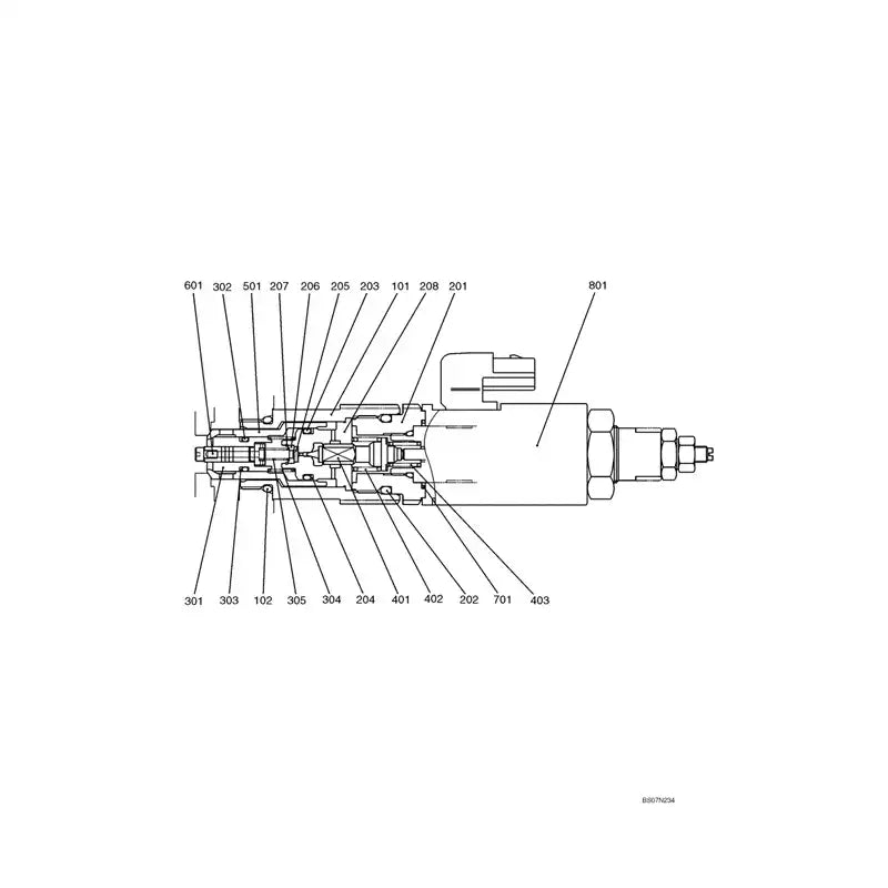 Load image into Gallery viewer, Solenoid Valve YN22V00035F1 for Kobelco SK170-8 SK170-9 SK210-8 SK210-9 SK260 SK295-8 SK350-9 from MyMROmarts
