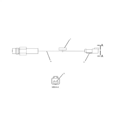 Speed Sensor 2905792 for Caterpillar CAT Engine 3126B 3176C 3524B Tractor D10T2 D11T D6T D8T D9T from MyMROmarts