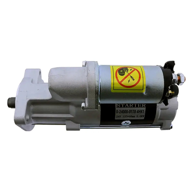 Load image into Gallery viewer, 24V Starter Motor 0-24000-0178 898054-0630 for Hitachi Excavator ZAX200-3 ZAX230-5 Isuzu Engine 4HK1 from MyMROmarts

