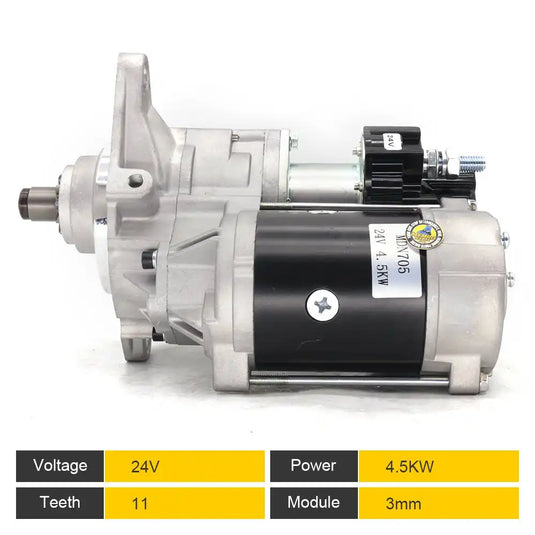 Starter Motor 0240003051 1811003100 for ISUZU 6HK1 6HE1 for HITACHI for SUMITOMO - Electrical Parts > Starter Motor from MyMROmarts