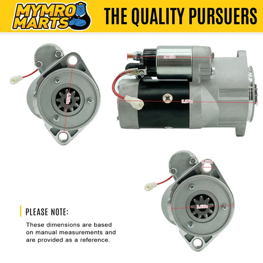 Starter Motor 129900-77010 For Yanmar Engine 4TNV84 4TNV88 4TNE94 from MyMROmarts