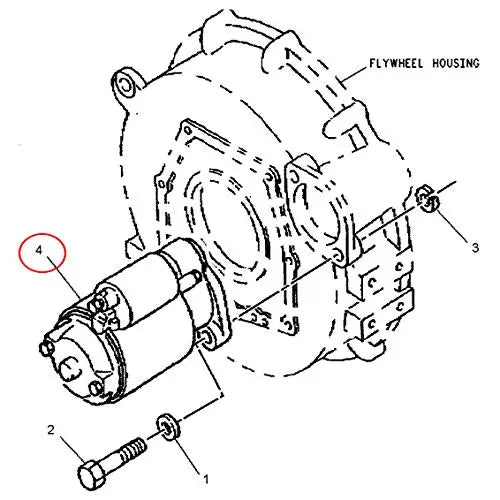Starter Motor 163-3361 for Caterpillar CAT 3013 3013C 3014 3024 3024C C1.5 C2.2 - Electrical Parts > Starter Motor from MyMROmarts