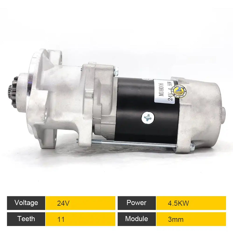 Afbeelding laden in Galerijviewer, Starter Motor 2230025578 03555020110 for NISSAN FE6T for HONDA FD6 FE6 - Electrical Parts &gt; Starter Motor from MyMROmarts
