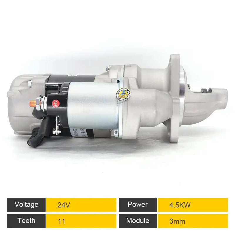 Afbeelding laden in Galerijviewer, Starter Motor 2810018700 03505220310 for HINO H07C H07D for HITACHI EX220-5 - Electrical Parts &gt; Starter Motor from MyMROmarts
