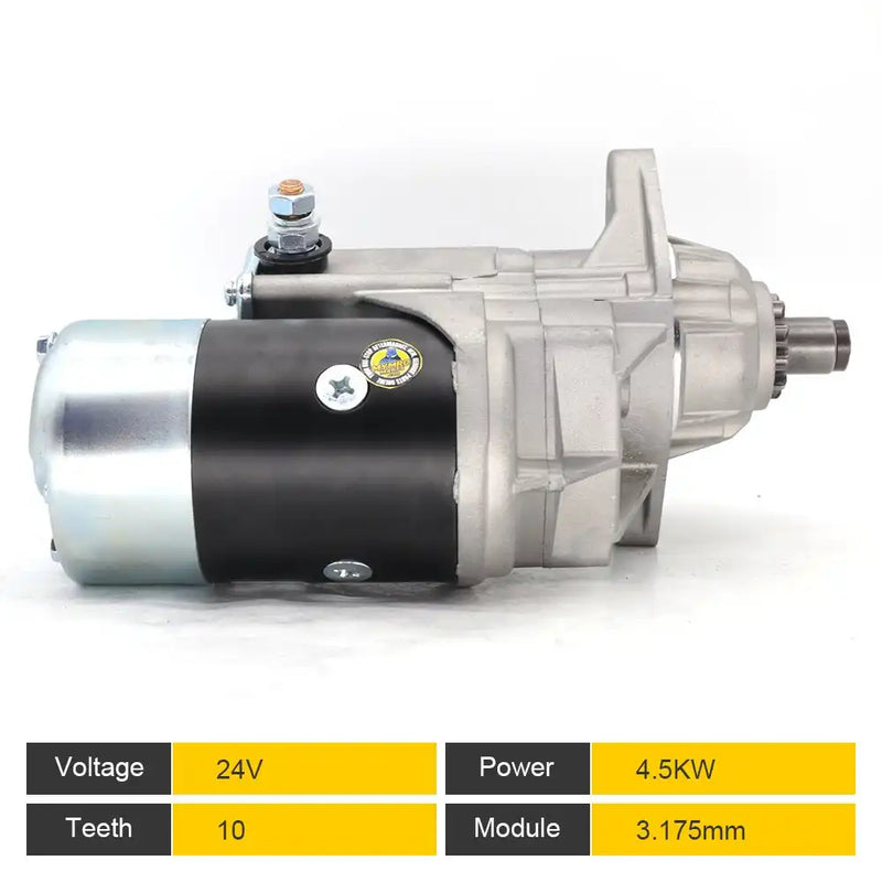 Afbeelding laden in Galerijviewer, Starter Motor 3863128 LRS02736 for CUMMINS S6D102 6BTAA for KOMATSU - Electrical Parts &gt; Starter Motor from MyMROmarts
