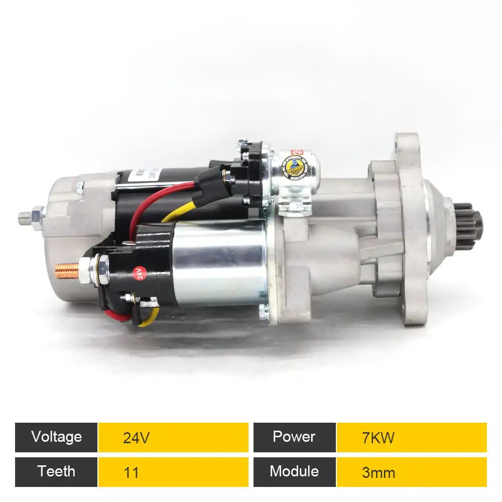 Startmotor 65.26201.1704 STR80126 voor DOOSAN DE12T voor DOOSAN DH370
