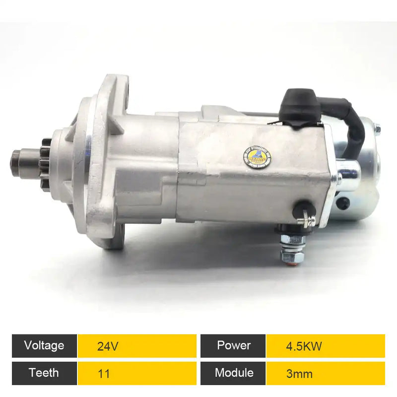 Load image into Gallery viewer, Starter Motor 65262017044 1811001910 1811001911 1811001912 1811002061 1811002531 for Doosan Daewoo DD80  DB58 6BD1 Engine DH220-5 DH150-7 Excavator from MyMROmarts
