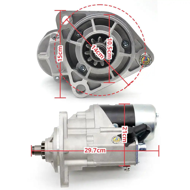 Load image into Gallery viewer, Starter Motor 65262017044 1811001910 1811001911 1811001912 1811002061 1811002531 for Doosan Daewoo DD80  DB58 6BD1 Engine DH220-5 DH150-7 Excavator from MyMROmarts
