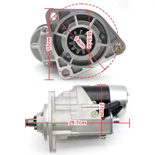 Starter Motor 65262017044 1811001910 1811001911 1811001912 1811002061 1811002531 for Doosan Daewoo DD80  DB58 6BD1 Engine DH220-5 DH150-7 Excavator from MyMROmarts
