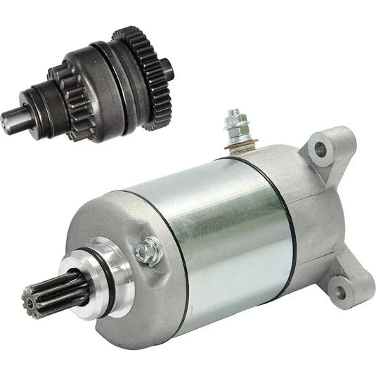 New Starter And Drive Combo Kit Replacement For Polaris ATV UTV 325 330 335 425 500 Sportsman Scrambler Magnum Trail Boss Ranger 113528 18645 495713 3084981 3090188 - Electrical Parts > Starter Motor from MyMROmarts