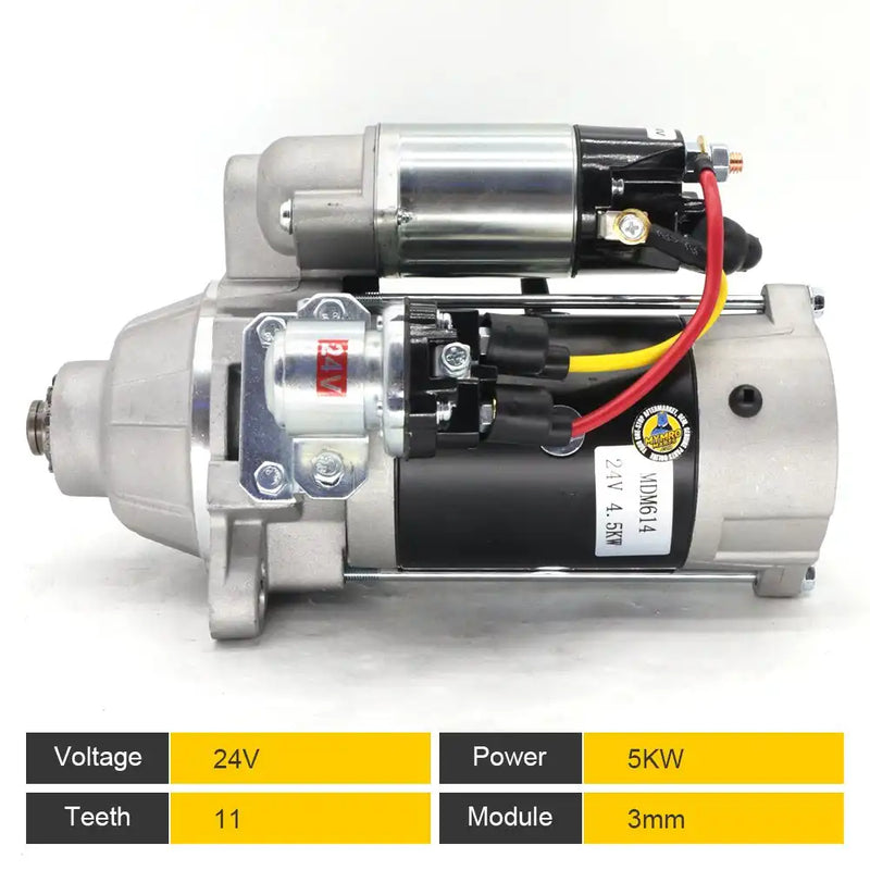 Load image into Gallery viewer, Starter Motor M3T56071 LRS01941 for MITSUBISHI 6D14 6D15 6D16 - Electrical Parts &gt; Starter Motor from MyMROmarts
