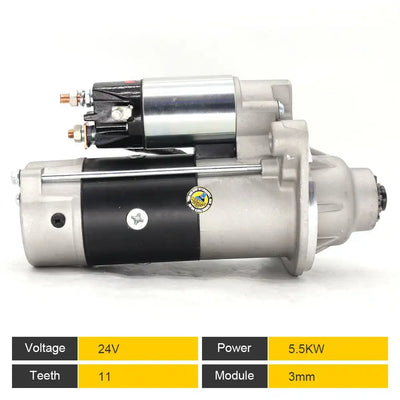 Starter Motor M8T60071 LRS02364 for MITSUBISHI 6D17 for HYUNDAI R215-7 - Electrical Parts > Starter Motor from MyMROmarts