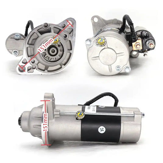 Starter Motor M8T60071 LRS02364 for MITSUBISHI 6D17 for HYUNDAI R215-7 - Electrical Parts > Starter Motor from MyMROmarts