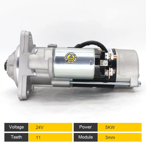 Starter Motor UD12909S 30051600003 30051600015 30051600041 65262017077 65262017076 SRL762 for DOOSAN for Daewoo 225-7 - Electrical Parts > Starter Motor from MyMROmarts