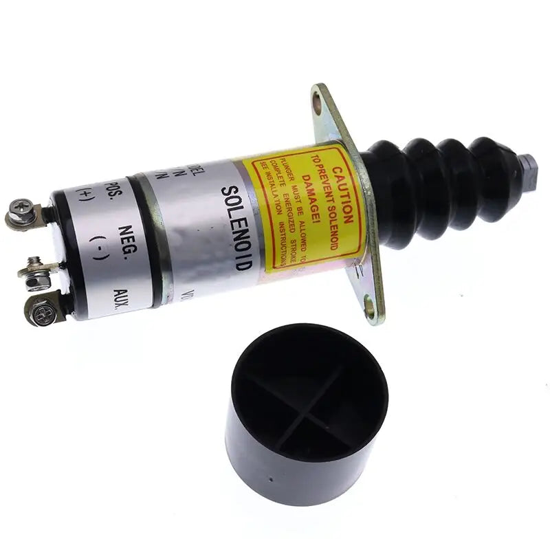 Load image into Gallery viewer, Stop Solenoid 1500-2073 1502-12A6U1B2S1 Shutdown Engine for Woodward Synchro-Start 3 Terminals from MyMROmarts
