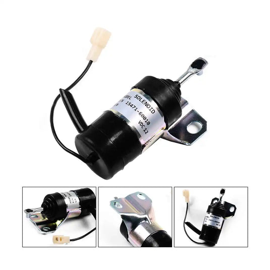 Stop Solenoid 15471-60010 For Kubota Excavator KH151 KH191 KX121 KX151 KX161 from MyMROmarts