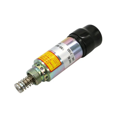 Stop Solenoid 155-4651 8C-3664 For Caterpillar CAT 3114 3116 3126 Engine 446B Backhoe Loader CB-634D Vibratory Compactor 12V from MyMROmarts