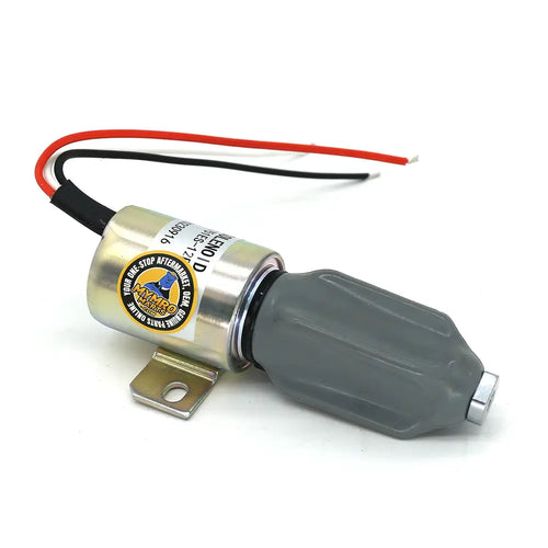 12V Stop Solenoid 1700-1512 1751ES-12E6ULB1S5 for Lincoln Vantage 400 Perkins 404 Woodward 1700 Series from MyMROmarts