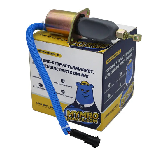 Stop Solenoid 1751ES-12A6UC3B1S5 for Gehl Skid Steer Loader SL4625 4625SX 4625DX With Kubota V2203 Diesel Engine from MyMROmarts