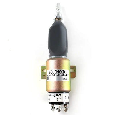 24V Stop Solenoid 34287-01300 SA-4148-T For Hyundai Excavator R160LC-7 R180LC-7 R170W-7 from MyMROmarts