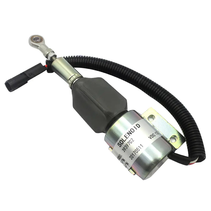 Cargue la imagen en el visor de la galería, Stop Solenoid 3939702 SA-4892-12 For Cummins 4BT 6BT Engine 12V from MyMROmarts
