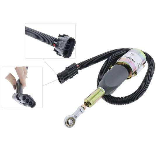 24V Stop Solenoid 3939703 SA-4892-24 For Cummins Engine from MyMROmarts