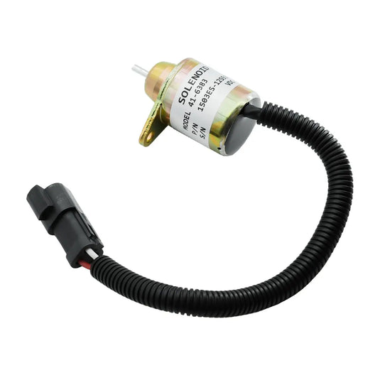 Stop Solenoid 41-4306 for Thermo King KD MD RD SL SLX Spectrum TD TK TS URD Series Refrigeration Units Yanmar 366 374 388 395 482 486 Engines from MyMROmarts