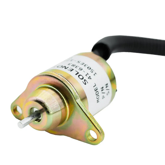 Stop Solenoid 41-4306 for Thermo King KD MD RD SL SLX Spectrum TD TK TS URD Series Refrigeration Units Yanmar 366 374 388 395 482 486 Engines from MyMROmarts